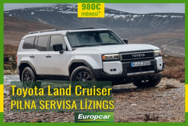 Toyota Land Cruiser Pilna Servisa Līzings